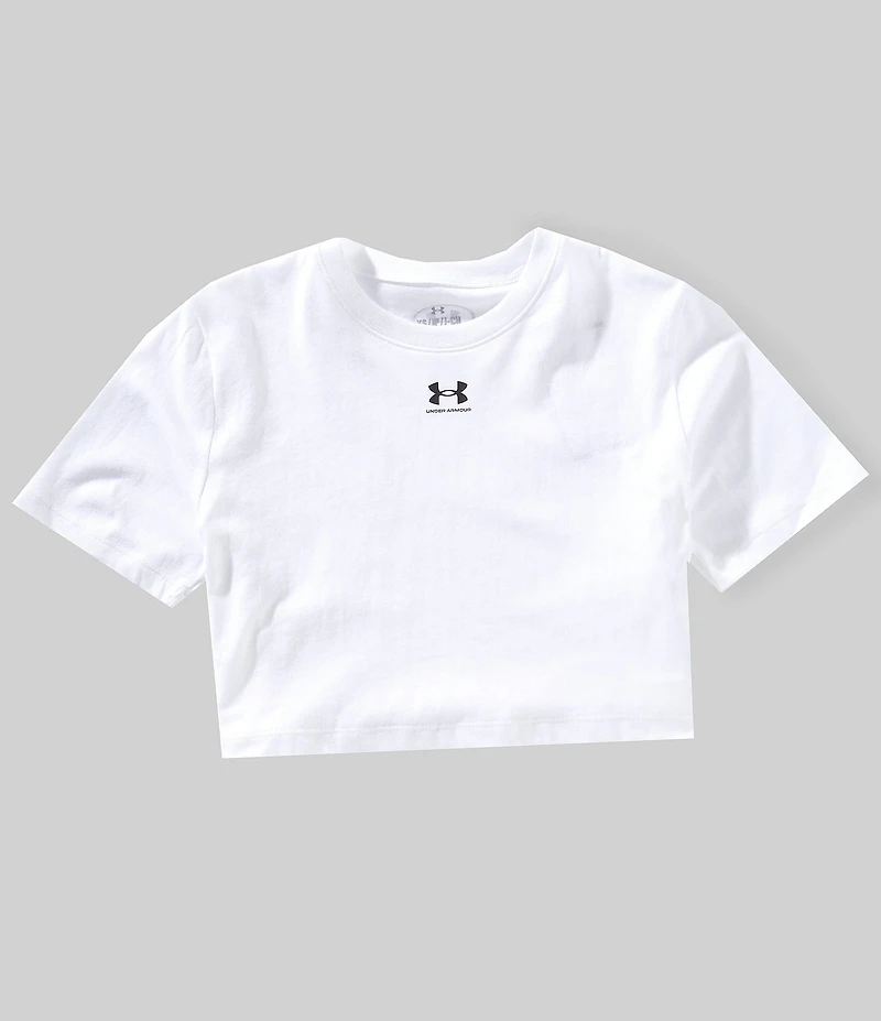 Under Armour Big Girls Short Sleeve Rival T-Shirt