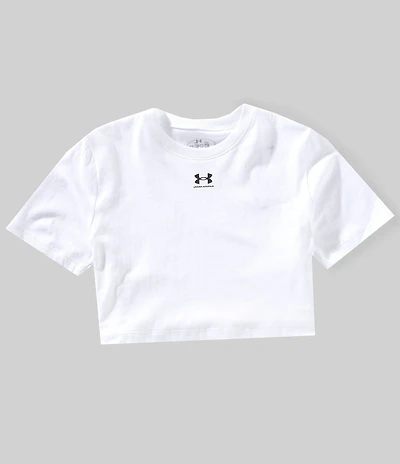 Under Armour Big Girls Short Sleeve Rival T-Shirt