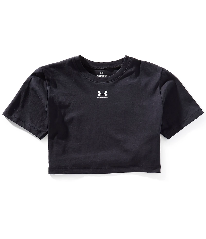 Under Armour Big Girls Short Sleeve Rival T-Shirt