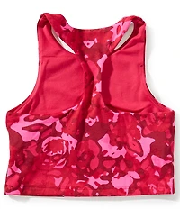 Under Armour Big Girls Sleeveless Motion Printed Crop Top