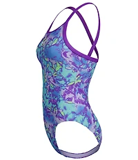 Under Armour Big Girls Floral One-Piece Swimsuit