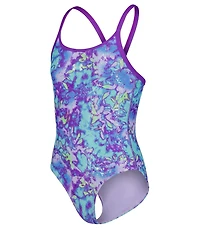 Under Armour Big Girls Floral One-Piece Swimsuit
