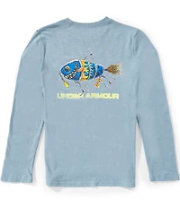 Under Armour Big Girls Long Sleeve Lured In Graphic Shirt