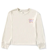 Under Armour Big Girls Long Sleeve Butterfly T-Shirt