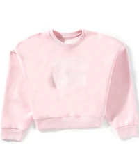 Under Armour Big Girls Long-Sleeve Varsity Oversized Fleece Sweatshirt