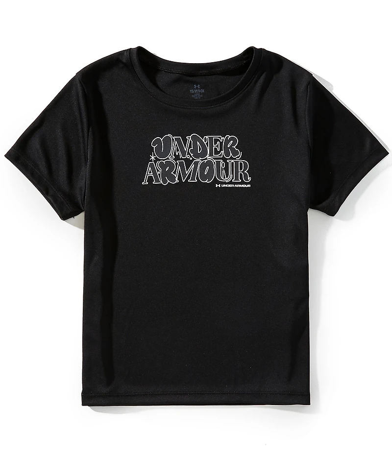 Under Armour Big Girls Tech Wordmark Short Sleeve T-Shirt