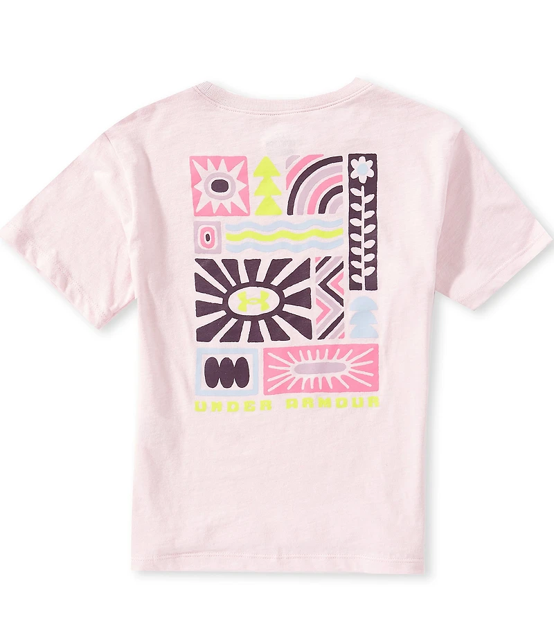 Under Armour Big Girls Short-Sleeve Outdoor Geo T-Shirt
