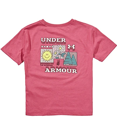 Under Armour Big Girls Short Sleeve Outdoor Phases T-Shirt