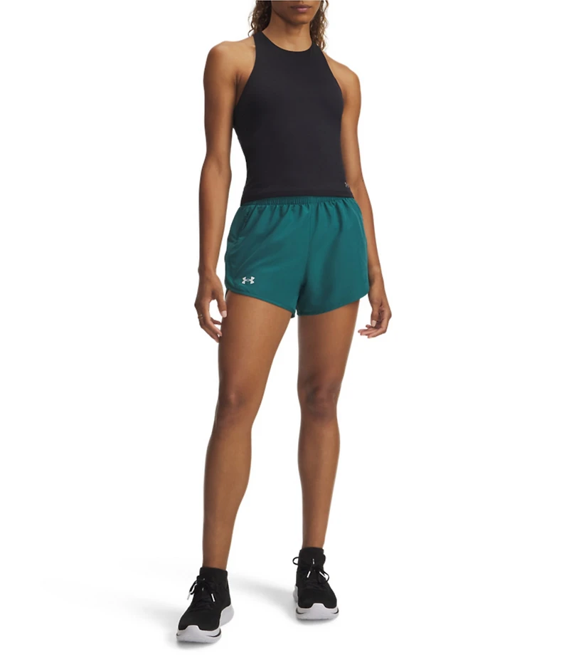 Under Armour Fly-By Mid Rise 3#double; Shorts