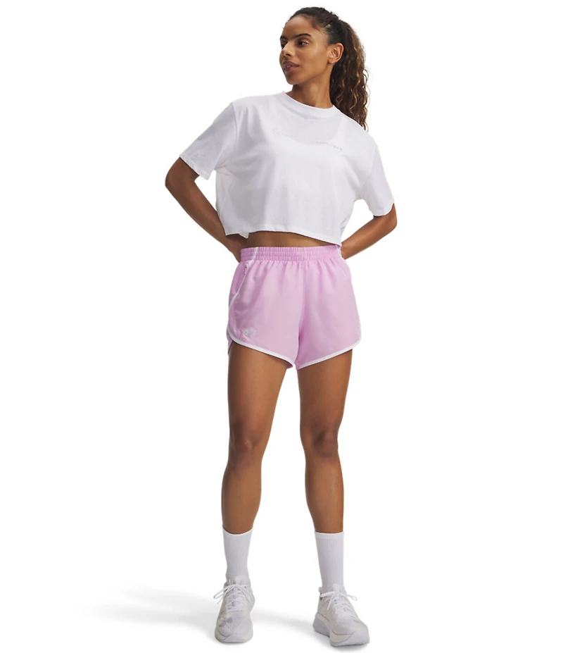 Under Armour Fly-By Mid Rise 3#double; Shorts