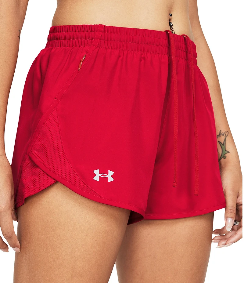 Under Armour Fly-By Mid Rise 3#double; Shorts