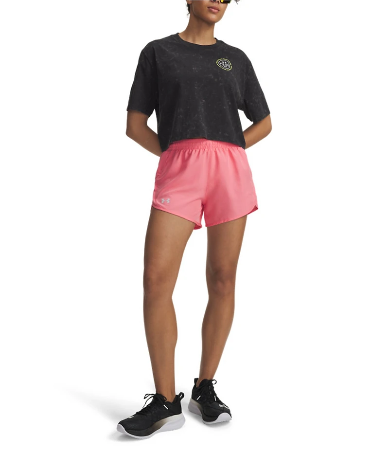 Under Armour Fly-By Mid Rise 3#double; Shorts
