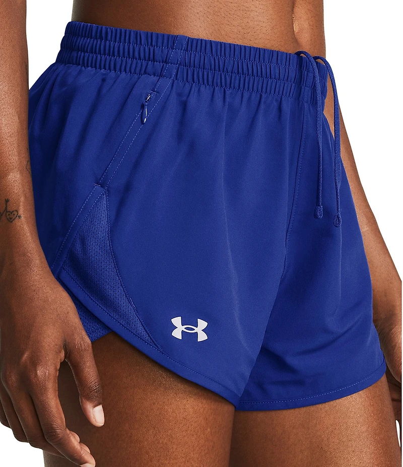 Under Armour Fly-By Mid Rise 3#double; Shorts