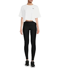 Under Armour Tech No-Slip Waist Ankle Length Pull-On Leggings