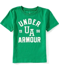 Under Armour Little Boys Short-Sleeve Distressed Logo T-Shirt