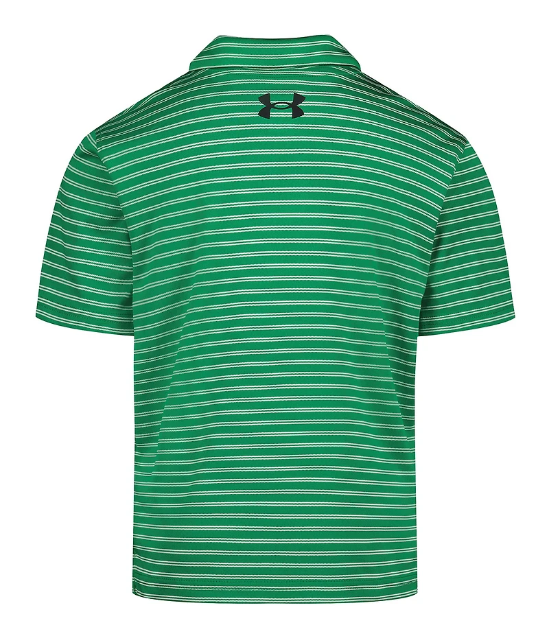 Under Armour Little Boys Short Sleeve Matchplay Striped Polo Shirt