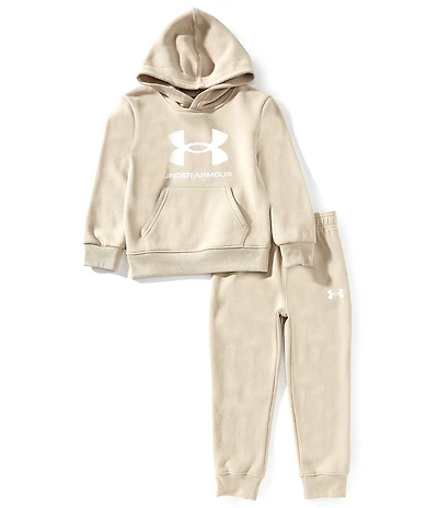Under Armour Little Boys Long Sleeve Blue Logo Hoodie & Joggers Set