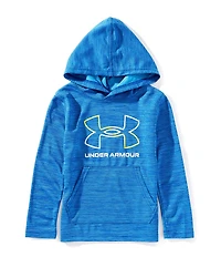 Under Armour Little Boys Long Sleeves Big Logo Twist Hoodie