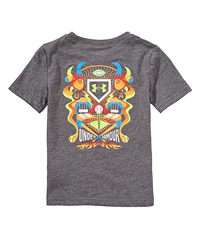 Under Armour Little Boys Short Sleeve Baseball Outer Limit T-Shirt