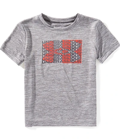 Under Armour Little Boys Short Sleeve Foil Logo Twist Tech T-Shirt