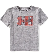 Under Armour Little Boys Short Sleeve Foil Logo Twist Tech T-Shirt