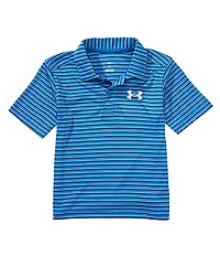 Under Armour Little Boys Short Sleeve Matchplay Stripe Polo Shirt