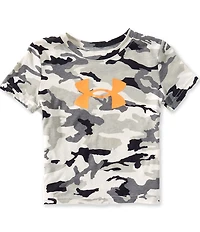 Under Armour Little Boys Short Sleeve Woodland Camouflage Printed T-Shirt