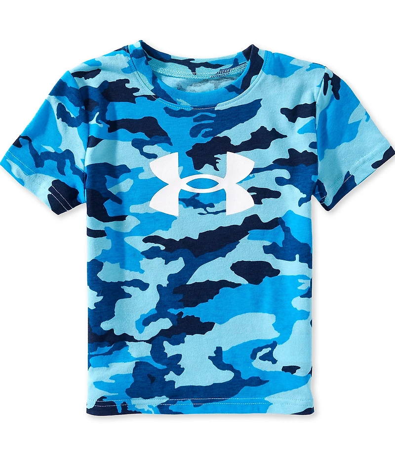Under Armour Little Boys Short Sleeve Woodland Camouflage Printed T-Shirt