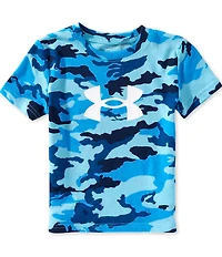 Under Armour Little Boys Short Sleeve Woodland Camouflage Printed T-Shirt