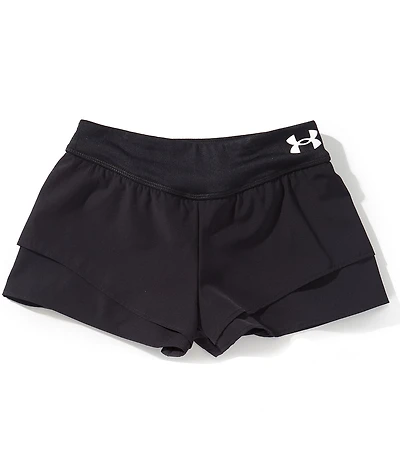 Under Armour Little Girls Double Layer Flare Shorts