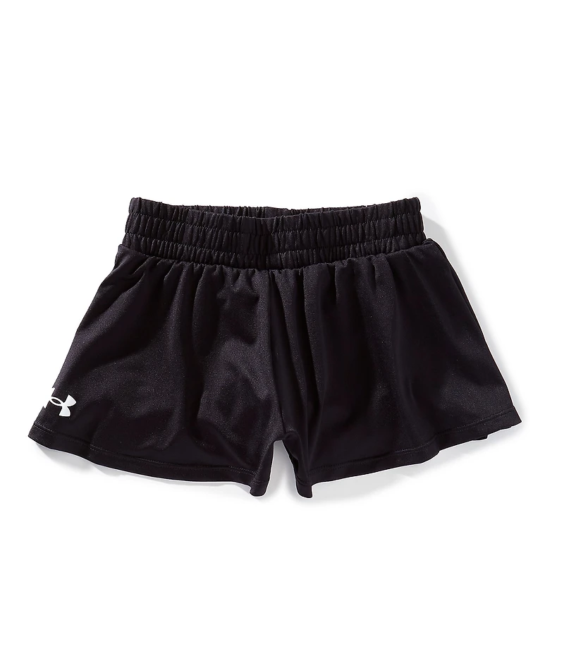 Under Armour Little Girls Circular-Knit Stretch Jersey Two-In-One Shorts Set