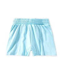 Under Armour Little Girls Circular-Knit Stretch Jersey Two-In-One Shorts Set