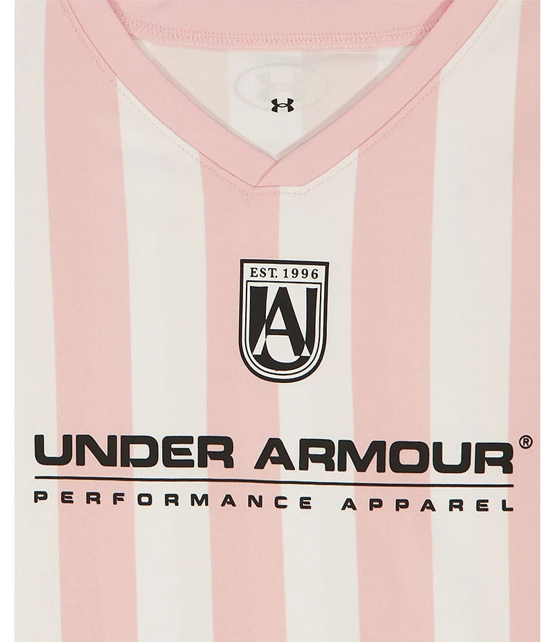 Under Armour Little Girls Uniform T-Shirt & Mesh Short Set