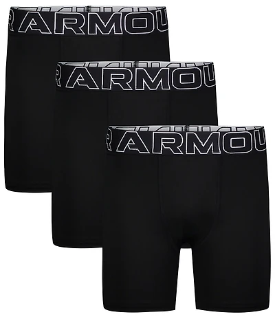 Under Armour Big Boys Performance Tech Solid Boxer Briefs 3-Pack