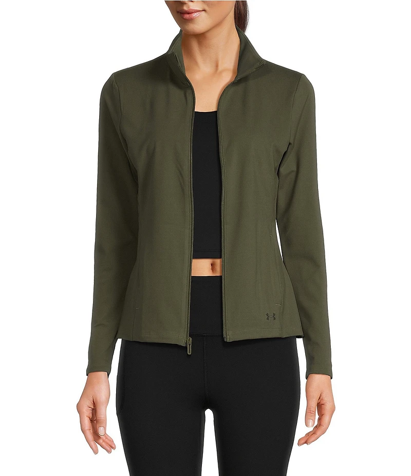 Under Armour Motion Front Zip Mock Neck Long Sleeve Jacket