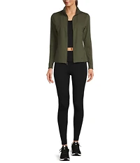 Under Armour Motion Front Zip Mock Neck Long Sleeve Jacket