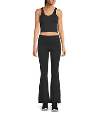 Under Armour Motion Sport Tape High Rise Flare Leg Pants