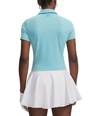 Under Armour Motion V-Neck Collared Short Sleeve Polo Top