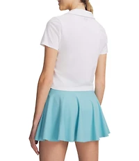 Under Armour Motion V-Neck Collared Short Sleeve Polo Top