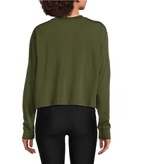 Under Armour Riv Boxy Crew Neckline Long Sleeve Top