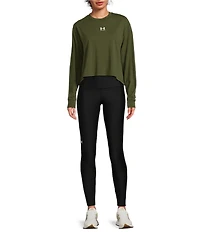 Under Armour Riv Boxy Crew Neckline Long Sleeve Top