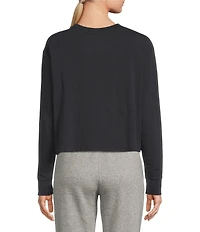 Under Armour Riv Boxy Crew Neckline Long Sleeve Top