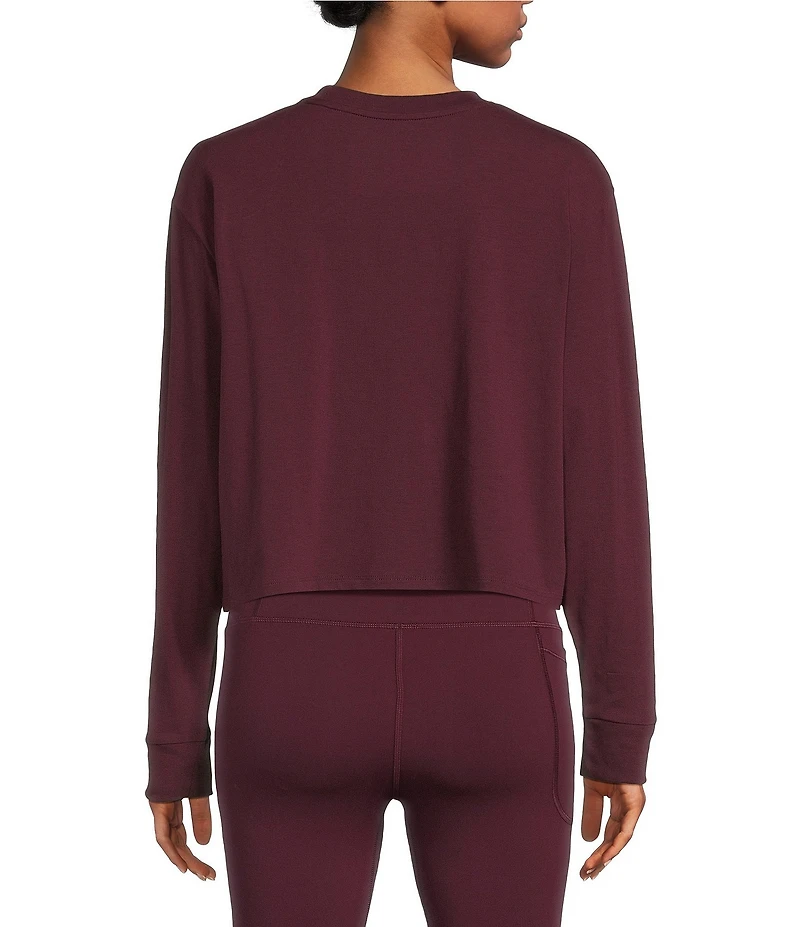 Under Armour Riv Boxy Crew Neckline Long Sleeve Top