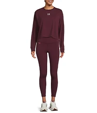 Under Armour Riv Boxy Crew Neckline Long Sleeve Top