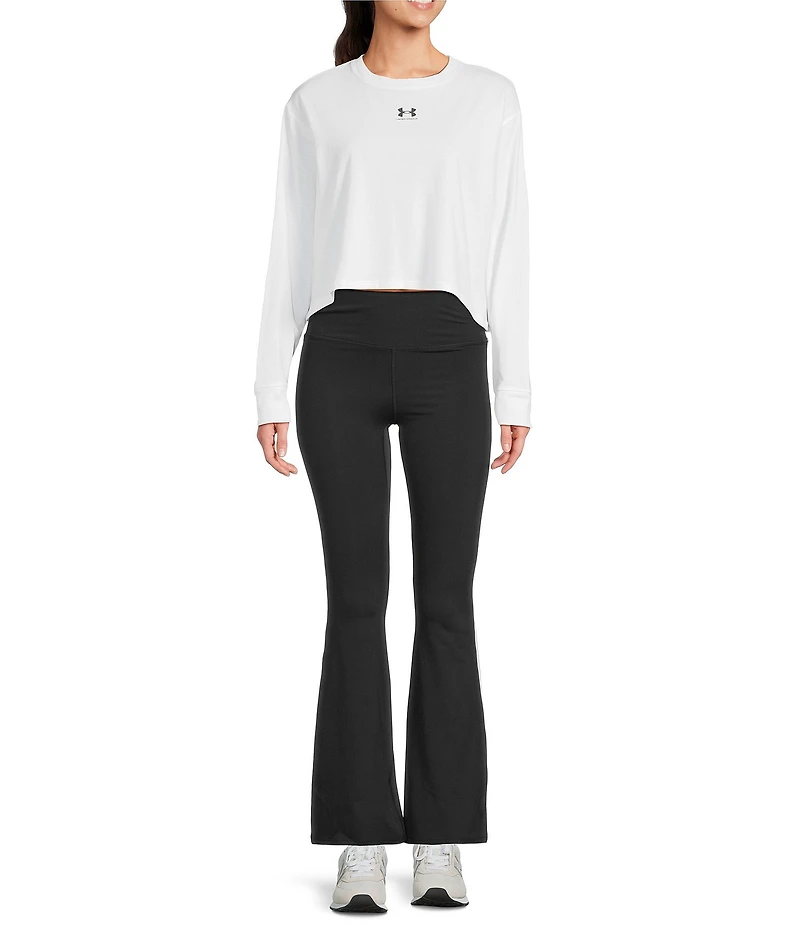 Under Armour Riv Boxy Crew Neckline Long Sleeve Top
