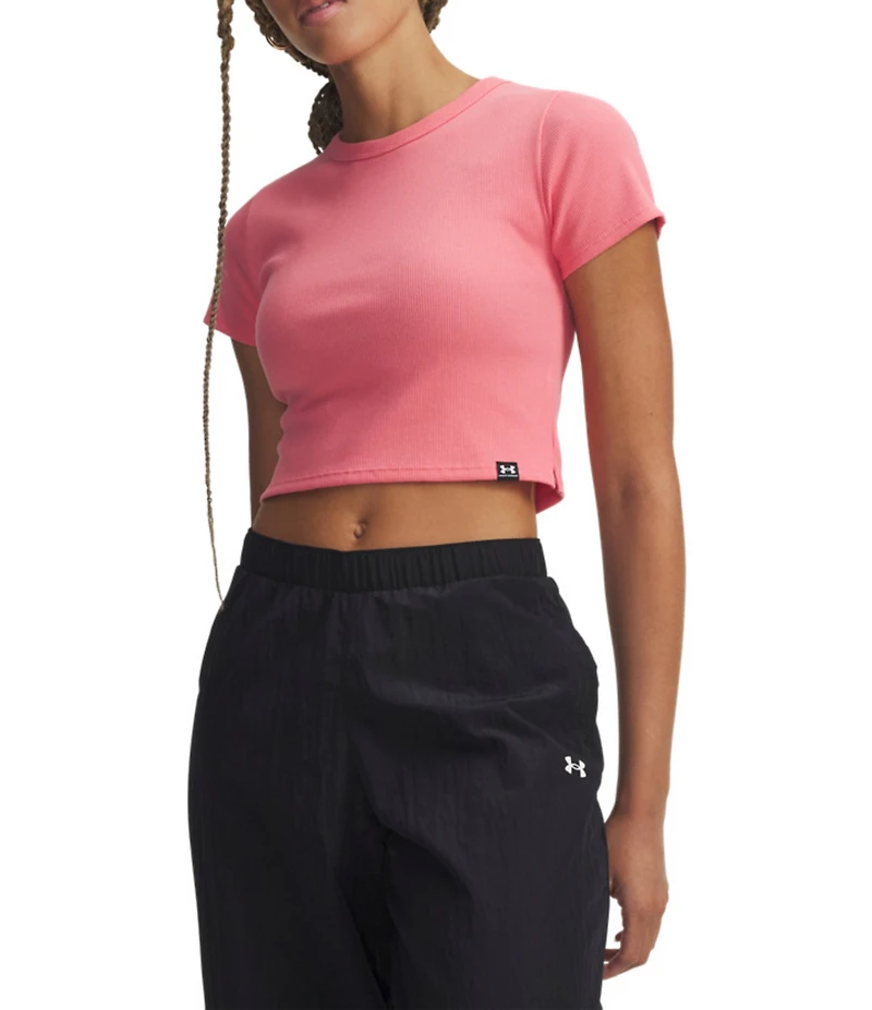 Under Armour Rival Baby Rib Crew Neck Short Sleeve Tee