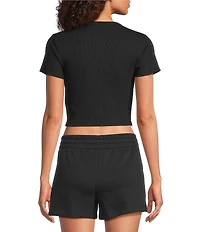 Under Armour Rival Baby Rib Crew Neck Short Sleeve Tee