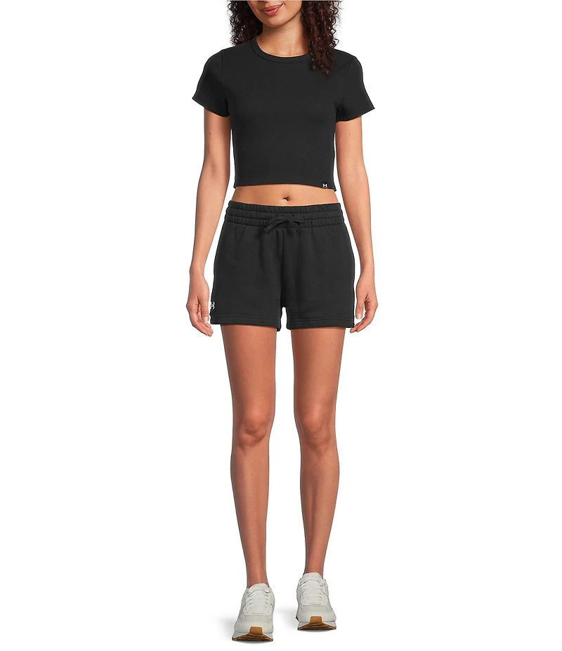 Under Armour Rival Baby Rib Crew Neck Short Sleeve Tee