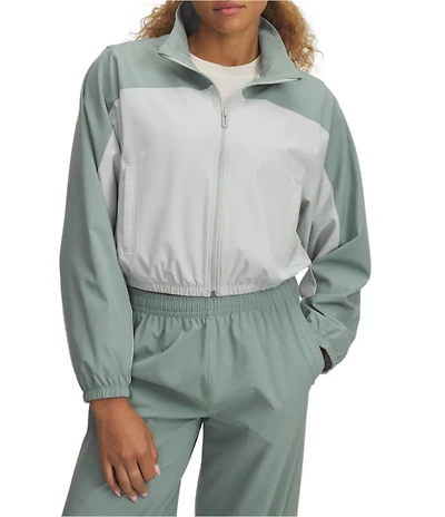 Under Armour Rival Banded Collar Long Sleeve Crop Wind Jacket