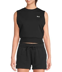 Under Armour Rival Crew Neck Sleeveless Fleece Top